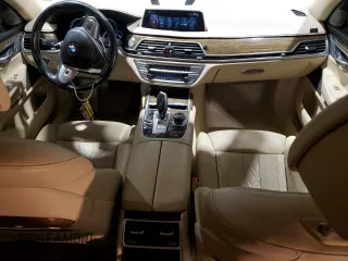 2017 BMW 7 Series 740i with VIN WBA7E2C3XHG741046, listed as a Copart auction lot 45382705 with 99,065 mi miles and Salvage Title. Bid and sale history available at carsss.com. Image 8.