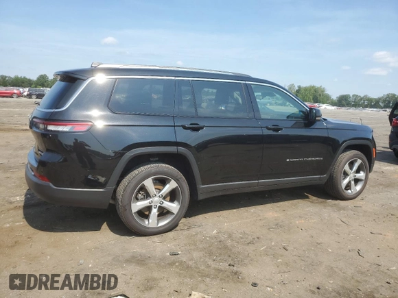 2021 Jeep Grand Cherokee Limited with VIN 1C4RJKBG6M8109919, listed as a Copart auction lot 63210195 with 44,866 mi miles and Clean title. Bid and sale history available at DreamBid. Image 3.