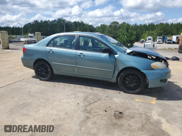 2006 Toyota Corolla CE with VIN 1NXBR32E66Z643376, listed as a Copart auction lot 59279665 with Not provided miles and Salvage title. Bid and sale history available at DreamBid. Image 4.