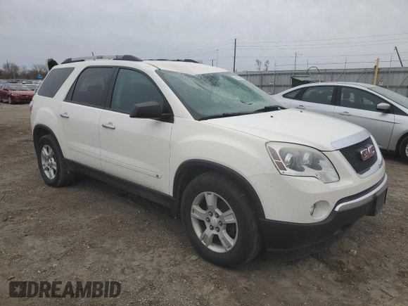 2010 GMC Acadia SLE z VIN 1GKLVLED6AJ109669, wystawiony jako Copart lot #51524885 z przebiegiem 194 231 mil mil oraz Szkoda całkowita • Salvage title. Historia ofert i sprzedaży dostępna na DreamBid. Obrazek 4.