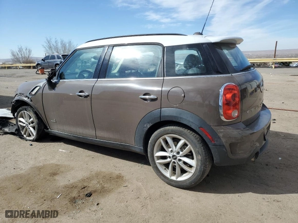 2014 MINI Cooper Countryman S with VIN WMWZC5C51EWP36420, listed as a Copart auction lot 46245425 with 75,752 mi miles and Salvage Title. Bid and sale history available at carsss.com. Image 2.