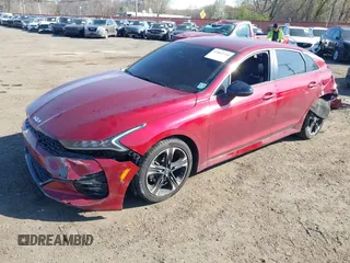 2022 Kia K5 GT-Line z VIN 5XXG64J22NG150511, wystawiony jako IAAI lot #42062735 z przebiegiem 32 223 mil mil oraz . Historia ofert i sprzedaży dostępna na DreamBid. Obrazek 2.