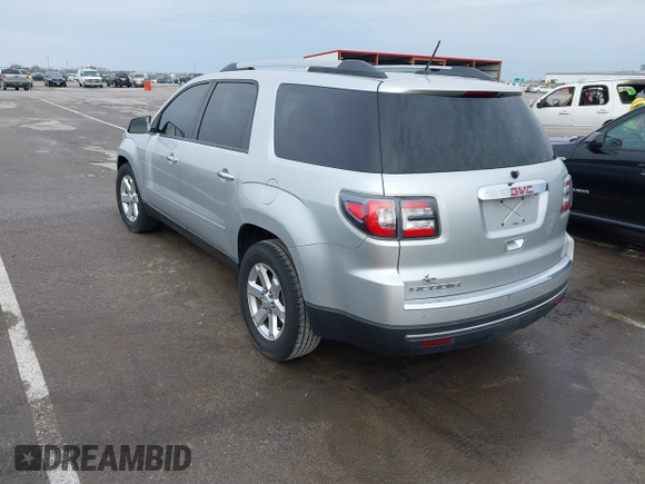 2015 GMC Acadia SLE with VIN 1GKKRPKD1FJ206815, listed as a IAAI auction lot 41886983 with 242,464 mi miles. Bid and sale history available at carsss.com. Image 3.