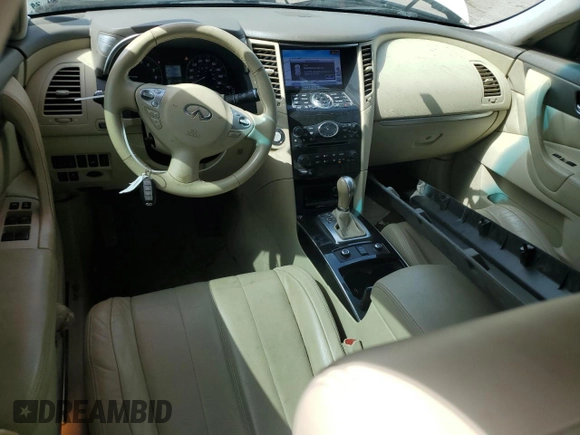 2014 Infiniti QX70 with VIN JN8CS1MU3EM451423, listed as a Copart auction lot 63205685 with 134,192 mi miles and Salvage title. Bid and sale history available at DreamBid. Image 8.