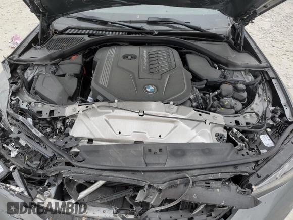 2024 BMW 3 Series M340i with VIN 3MW49FS0XR8E19139, listed as a Copart auction lot 76483684 with 9,963 mi miles and Salvage Title. Bid and sale history available at carsss.com. Image 11.