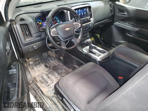 2020 Chevrolet Colorado 2WD LT with VIN 1GCHSCEA1L1182399, listed as a Copart auction lot 52182045 with 69,552 mi miles and Clean Title. Bid and sale history available at DreamBid. Image 8.