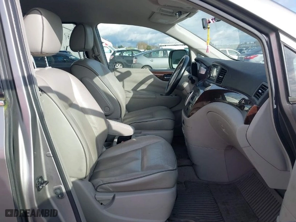 2012 Nissan Quest SL with VIN JN8AE2KP3C9051315, listed as a IAAI auction lot 38816807 with NaN miles. Bid and sale history available at carsss.com. Image 5.