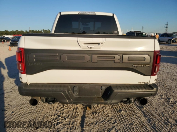 2019 Ford F-150 Raptor with VIN 1FTFW1RG6KFB68157, listed as a Copart auction lot 81267324 with 67,104 mi miles and Salvage Title. Bid and sale history available at carsss.com. Image 6.