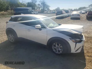 2020 Mazda CX-3 Sport with VIN JM1DKDB79L1474363, listed as a Copart auction lot 74983574 with 56,737 mi miles and Salvage Title. Bid and sale history available at carsss.com. Image 4.