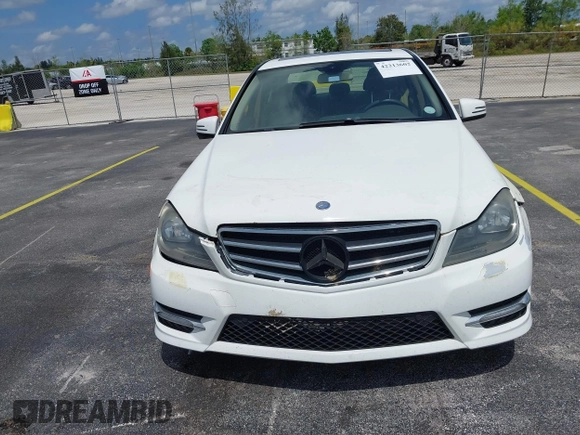 2014 Mercedes-Benz C 250 Sport with VIN WDDGF4HB0EG255701, listed as a IAAI auction lot 42213602 with 107,102 mi miles and . Bid and sale history available at carsss.com. Image 12.