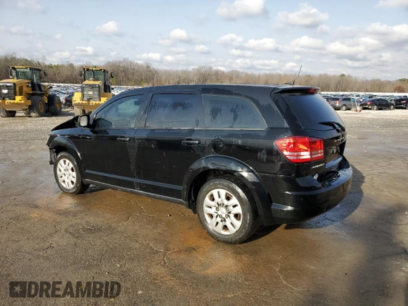 2014 Dodge Journey SE with VIN 3C4PDCAB5ET160003, listed as a Copart auction lot 88977325 with 144,305 mi miles and Salvage Title. Bid and sale history available at carsss.com. Image 2.