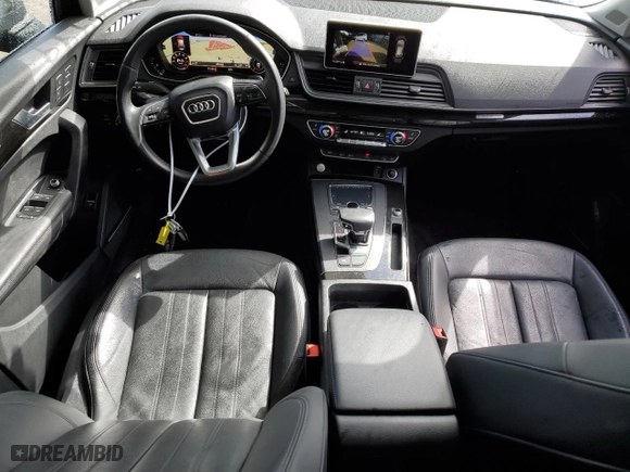 2020 Audi Q5 Premium Plus with VIN WA1BNAFY0L2076155, listed as a Copart auction lot 45599985 with 41,366 mi miles and Salvage Title. Bid and sale history available at carsss.com. Image 8.