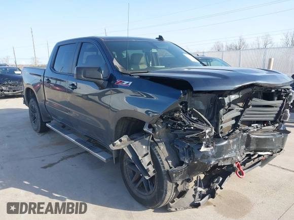 2021 Chevrolet Silverado 1500 LT Trail Boss with VIN 1GCPYFED3MZ132225, listed as a IAAI auction lot 41743419 with 125,088 mi miles and . Bid and sale history available at DreamBid. Image 1.