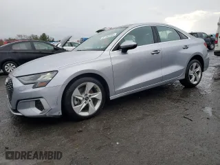 2022 Audi A3 Premium with VIN WAUAUDGY4NA091817, listed as a Copart auction lot 81163704 with 18,711 mi miles and Salvage Title. Bid and sale history available at carsss.com. Image 1.