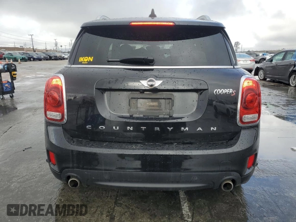 2018 MINI Countryman Cooper S with VIN WMZYT3C34J3E00776, listed as a Copart auction lot 43199165 with 41,874 mi miles and Salvage Title. Bid and sale history available at carsss.com. Image 6.