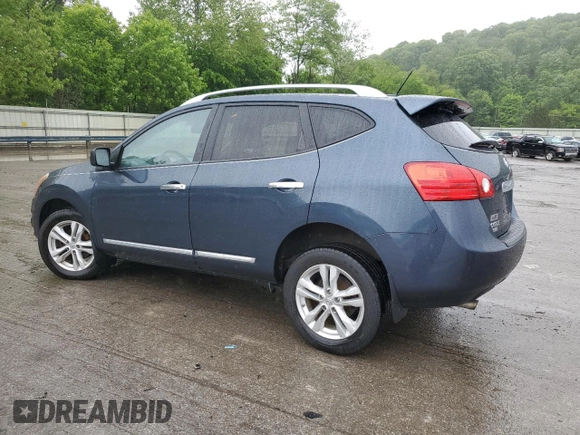 2015 Nissan Rogue S z VIN JN8AS5MV8FW254924, wystawiony jako Copart lot #57020965 z przebiegiem 121 935 mil mil oraz Szkody całkowita. Historia ofert i sprzedaży dostępna na DreamBid. Obrazek 2.