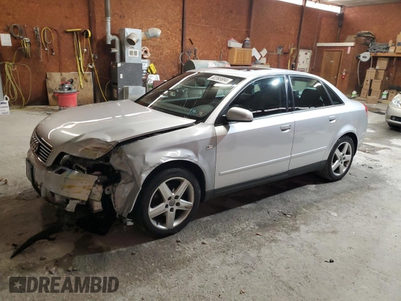 2003 Audi A4 1.8T with VIN WAULC68E63A357752, listed as a Copart auction lot 82393894 with 64,230 mi miles and Salvage Title. Bid and sale history available at carsss.com. Image 1.