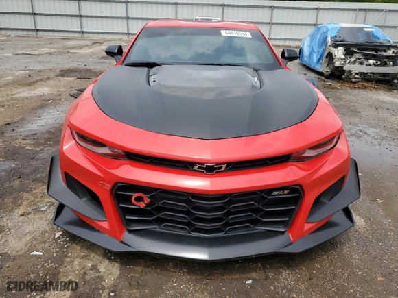 2019 Chevrolet Camaro ZL1 with VIN 1G1FK1R60K0148663, listed as a Copart auction lot 64616534 with 49,008 mi miles and Salvage Title. Bid and sale history available at carsss.com. Image 5.