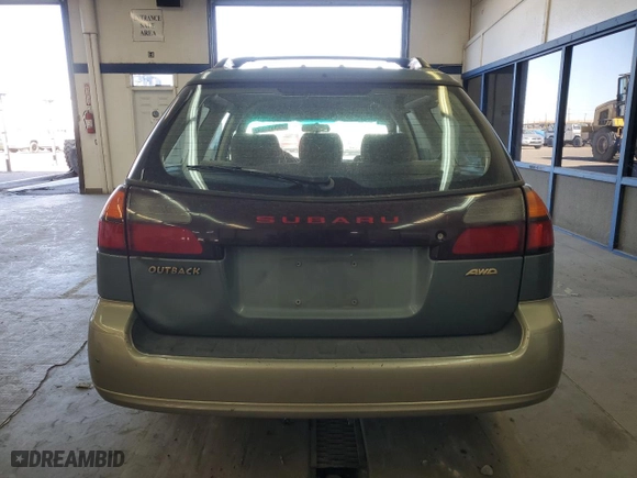 2001 Subaru Legacy Wagon Outback w/RL Equip with VIN 4S3BH675X17612530, listed as a Copart auction lot 75349464 with 140,074 mi miles and Clean Title. Bid and sale history available at carsss.com. Image 6.