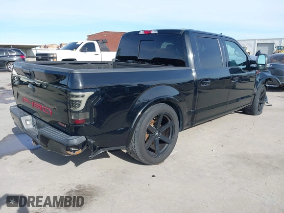 2018 Ford F-150 XL with VIN 1FTEW1CG7JFE39424, listed as a IAAI auction lot 41063898 with 112,166 mi miles. Bid and sale history available at carsss.com. Image 4.