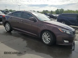 2015 Kia Optima EX with VIN 5XXGN4A79FG409057, listed as a Copart auction lot 62094465 with 123,346 mi miles and Salvage title. Bid and sale history available at DreamBid. Image 4.
