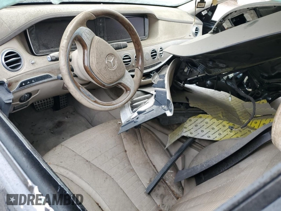 2014 Mercedes-Benz S-Class S 550 with VIN WDDUG8CB7EA009259, listed as a Copart auction lot 45183065 with 0 mi miles and Salvage Title. Bid and sale history available at carsss.com. Image 8.