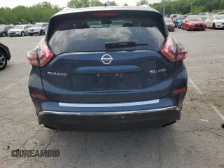 2015 Nissan Murano SL z VIN 5N1AZ2MH6FN233555, wystawiony jako Copart lot #55027435 z przebiegiem 220 609 mil mil oraz Szkoda całkowita • Salvage title. Historia ofert i sprzedaży dostępna na DreamBid. Obrazek 6.