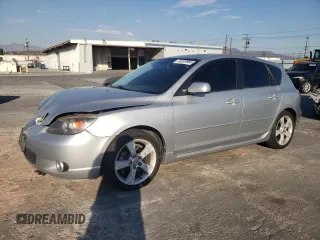 2004 Mazda 3 s with VIN JM1BK143141167285, listed as a Copart auction lot 74333984 with 138,191 mi miles and Salvage Title. Bid and sale history available at carsss.com. Image 1.