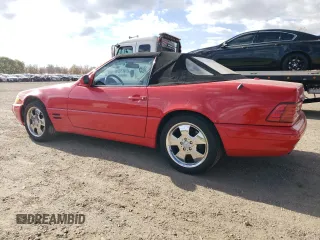 2000 Mercedes-Benz SL-Class with VIN WDBFA68F2YF188482, listed as a Copart auction lot 79483254 with 65,782 mi miles and Salvage Title. Bid and sale history available at carsss.com. Image 2.
