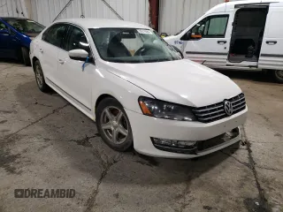 2014 Volkswagen Passat with VIN 1VWAN7A39EC012884, listed as a Copart auction lot 85518584 with Not provided miles and Salvage title. Bid and sale history available at DreamBid. Image 4.