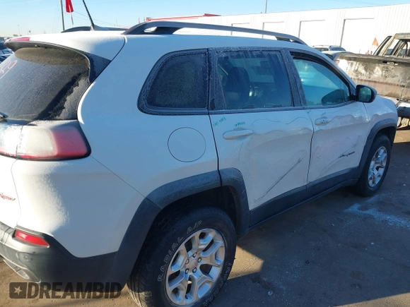 2019 Jeep Cherokee Trailhawk with VIN 1C4PJMBX8KD313712, listed as a IAAI auction lot 41448146 with 96,293 mi miles and . Bid and sale history available at DreamBid. Image 17.