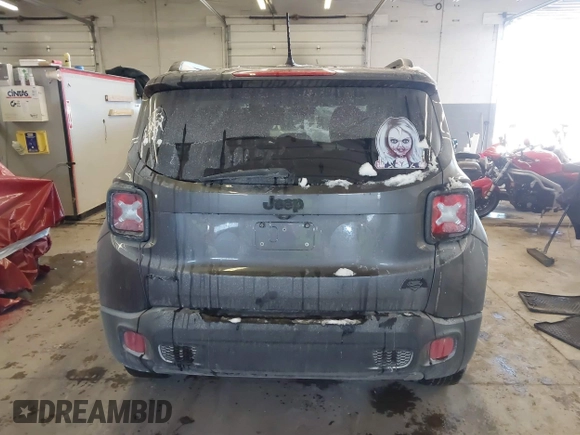 2016 Jeep Renegade Latitude with VIN ZACCJBBTXGPD19844, listed as a IAAI auction lot 41385777 with 102,891 mi miles. Bid and sale history available at carsss.com. Image 17.