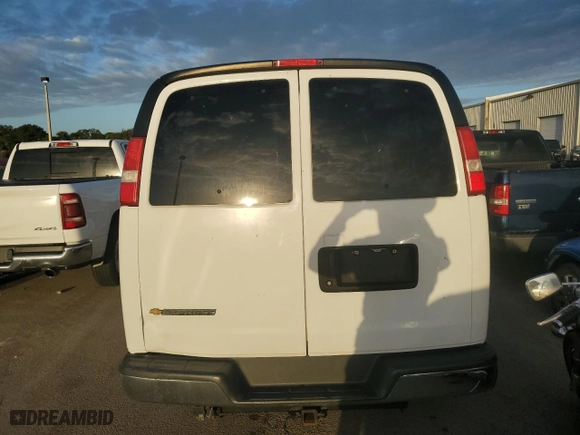 2017 Chevrolet Express Passenger LT with VIN 1GAZGPFG8H1255767, listed as a Copart auction lot 74813274 with 0 mi miles and Non Repairable. Bid and sale history available at carsss.com. Image 6.