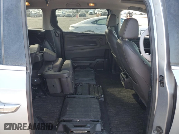 2021 Honda Odyssey EX-L with VIN 5FNRL6H77MB011099, listed as a Copart auction lot 47412535 with 148,004 mi miles and Salvage Title. Bid and sale history available at DreamBid. Image 11.