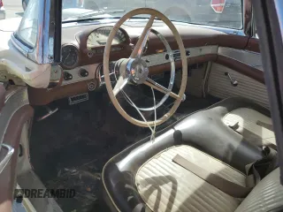 1956 Ford Thunderbird with VIN P6FH266640, listed as a Copart auction lot 76715884 with 12,494 mi miles and Salvage Title. Bid and sale history available at DreamBid. Image 8.