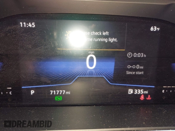 2022 Volkswagen Tiguan SE R-Line Black z VIN 3VVCB7AX9NM014741, wystawiony jako IAAI lot #42043123 z przebiegiem 71 777 mil mil oraz . Historia ofert i sprzedaży dostępna na DreamBid. Obrazek 16.