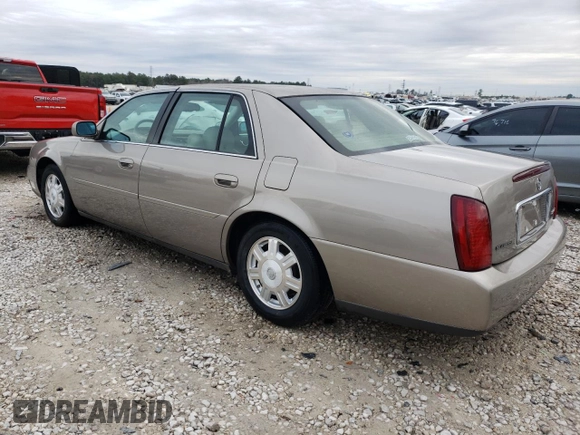 2003 Cadillac DeVille with VIN 1G6KD54Y03U206526, listed as a Copart auction lot 38023213 with 103,724 mi miles and Salvage Title. Bid and sale history available at carsss.com. Image 2.