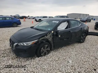 2021 Nissan Sentra SV with VIN 3N1AB8CVXMY321062, listed as a Copart auction lot 55619045 with 41,462 mi miles and Salvage title. Bid and sale history available at DreamBid. Image 1.