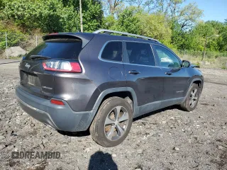 2019 Jeep Cherokee High Altitude with VIN 1C4PJMDX4KD133124, listed as a Copart auction lot 55817625 with 76,621 mi miles and Salvage title. Bid and sale history available at DreamBid. Image 3.