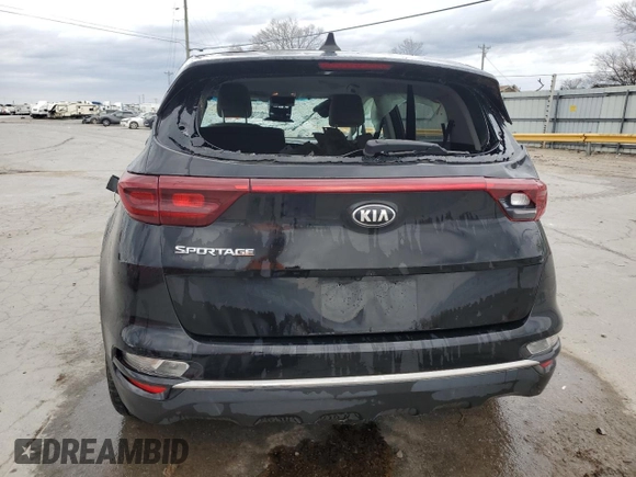 2020 Kia Sportage LX with VIN KNDPM3ACXL7643982, listed as a Copart auction lot 49917395 with 98,503 mi miles and Salvage Title. Bid and sale history available at DreamBid. Image 6.