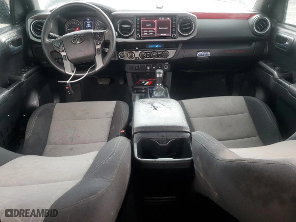 2023 Toyota Tacoma 4WD SR with VIN 3TMCZ5AN3PM539925, listed as a Copart auction lot 53379225 with 32,918 mi miles and Salvage Title. Bid and sale history available at carsss.com. Image 8.