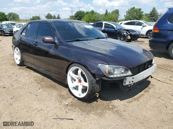 2002 Lexus IS 300 with VIN JTHBD192120057204, listed as a Copart auction lot 56220534 with 181,601 mi miles and Salvage Title. Bid and sale history available at carsss.com. Image 4.