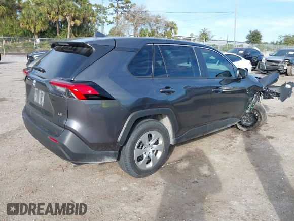 2023 Toyota RAV4 LE with VIN 2T3H1RFV5PC227358, listed as a IAAI auction lot 41422626 with 11,181 mi miles and . Bid and sale history available at DreamBid. Image 4.