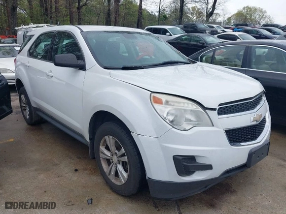 2013 Chevrolet Equinox LS with VIN 2GNALBEK7D1140193, listed as a IAAI auction lot 41929518 with 118,411 mi miles. Bid and sale history available at carsss.com. Image 1.
