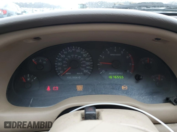 2003 Ford Mustang GT Deluxe with VIN 1FAFP45X73F372770, listed as a Copart auction lot 44798015 with 167,655 mi miles and Salvage Title. Bid and sale history available at carsss.com. Image 9.
