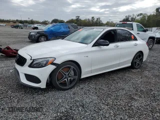 2017 Mercedes-Benz C 43 AMG z VIN 55SWF6EB8HU180541, wystawiony jako Copart lot #48085255 z przebiegiem Nie podano mil oraz Szkoda całkowita • Salvage title. Historia ofert i sprzedaży dostępna na DreamBid. Obrazek 1.