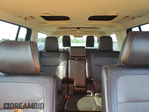 2014 Ford Flex SEL z VIN 2FMGK5C86EBD41038, wystawiony jako Copart lot #55609235 z przebiegiem 157 934 mil mil oraz Szkoda całkowita • Salvage title. Historia ofert i sprzedaży dostępna na DreamBid. Obrazek 10.