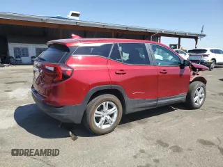 2024 GMC Terrain SLE with VIN 3GKALTEGXRL307375, listed as a Copart auction lot 52790335 with 22,995 mi miles and Salvage title. Bid and sale history available at DreamBid. Image 3.