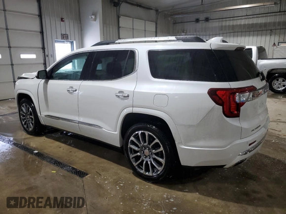 2022 GMC Acadia Denali with VIN 1GKKNXLS7NZ148864, listed as a Copart auction lot 42420035 with 25,921 mi miles and Salvage title. Bid and sale history available at DreamBid. Image 2.