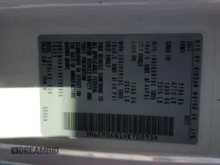 2017 Nissan NV200 Compact Cargo S with VIN 3N6CM0KN1HK702954, listed as a Copart auction lot 86391774 with 0 mi miles and Salvage Title. Bid and sale history available at carsss.com. Image 13.